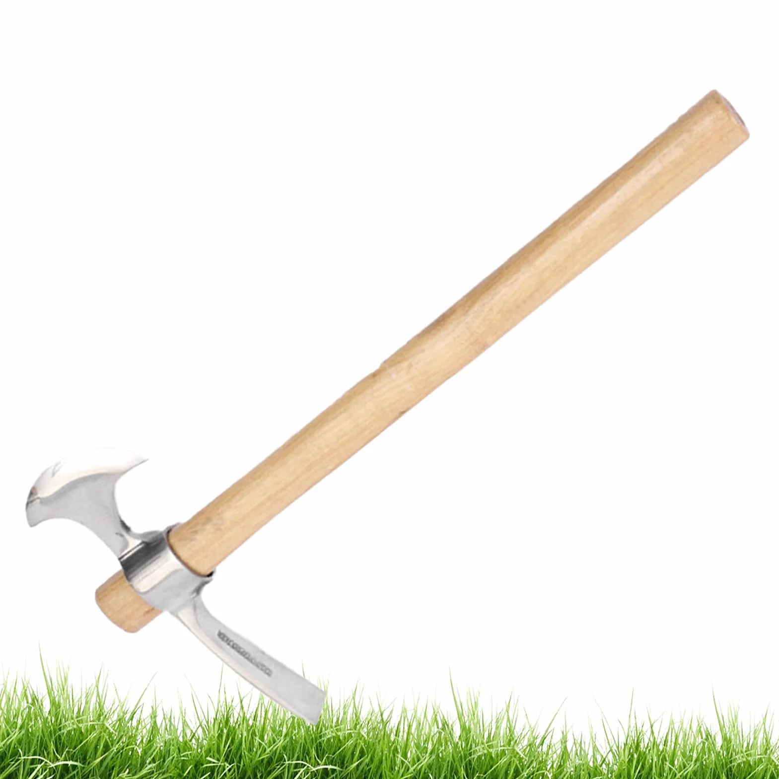Zappa per scavare, piccone da giardino, piccone da giardino, con lama larga, strumento a mano efficiente, 41 cm