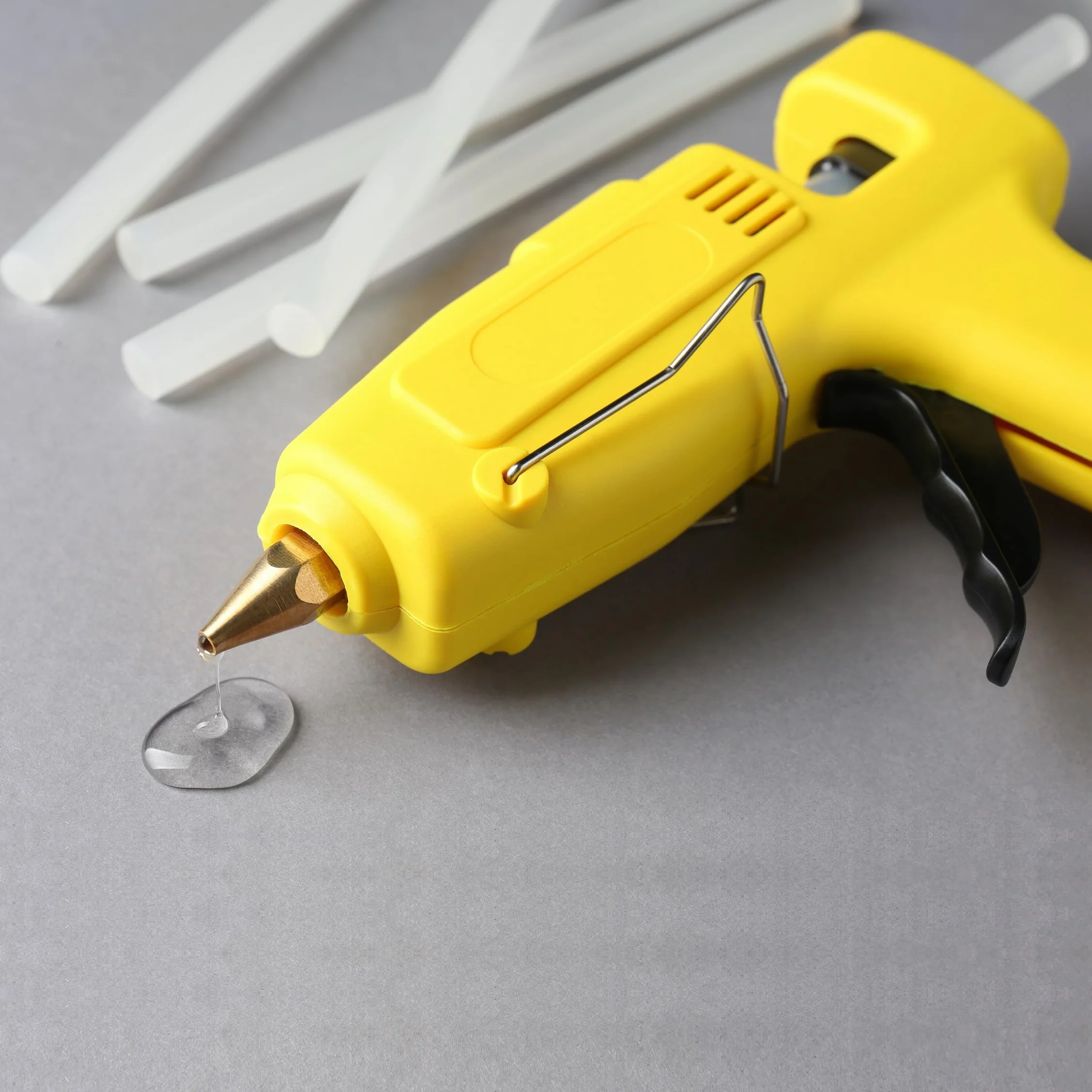 IDEA HOME 50 Pezzi Stick Colla a Caldo 7x100 mm – Bastoncini Trasparenti Universali per Pistola Colla a Caldo