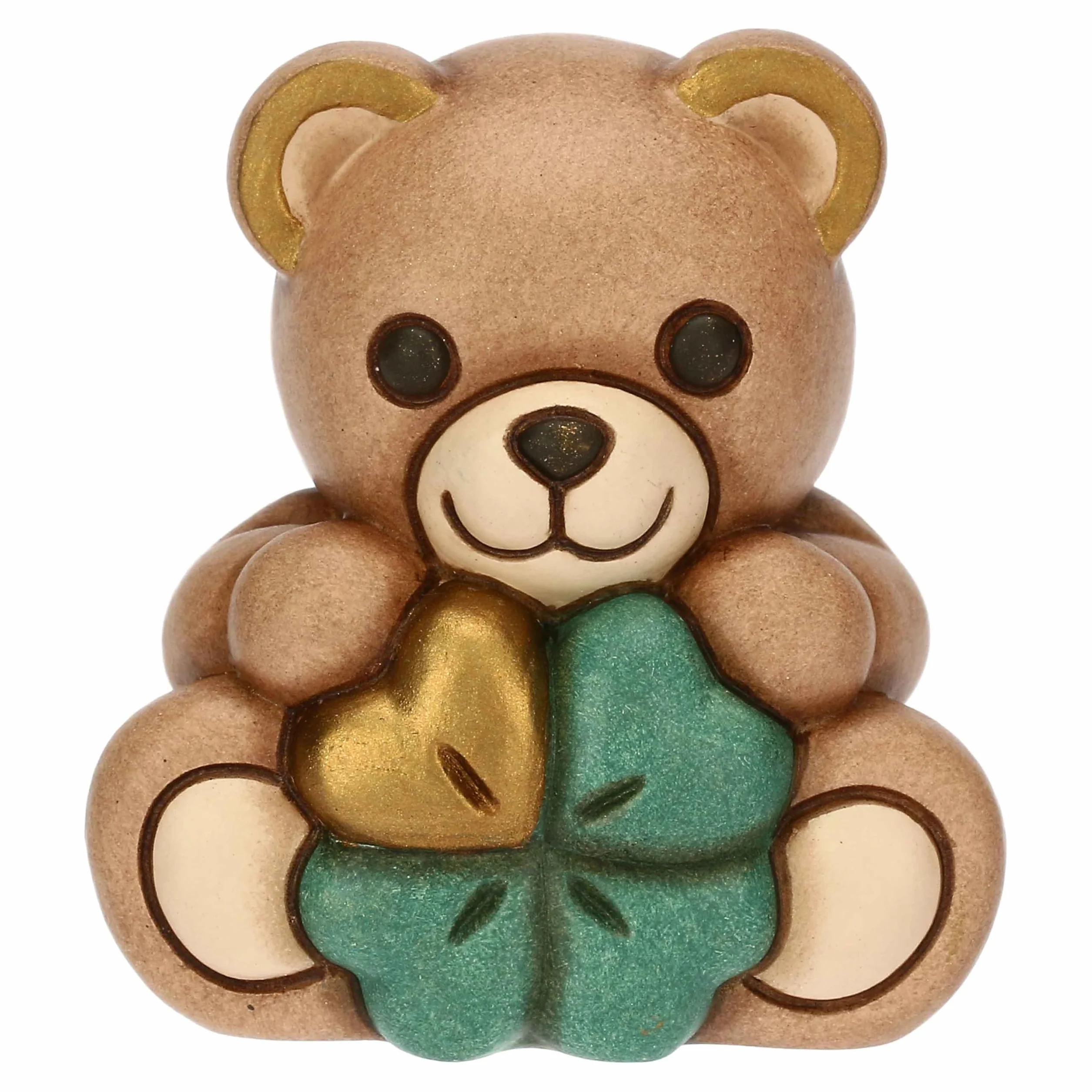 THUN Mini Teddy portafortuna ceramica 5,0 x 4,3 x 5,5 cm