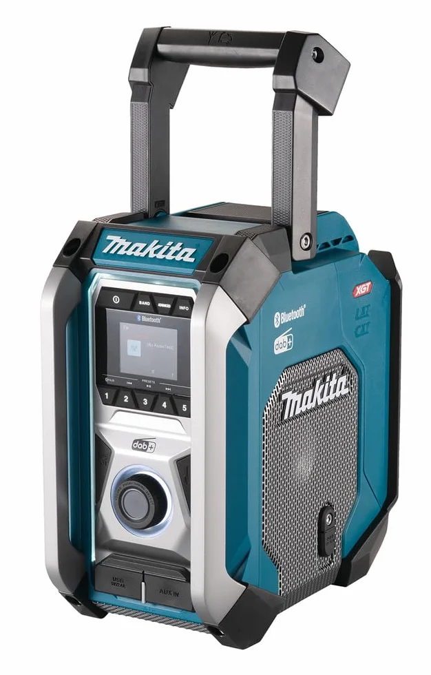 Makita MR007GZ - Radio da cantiere, 18 V-40 V max. (senza batteria, senza caricatore), petrolio
