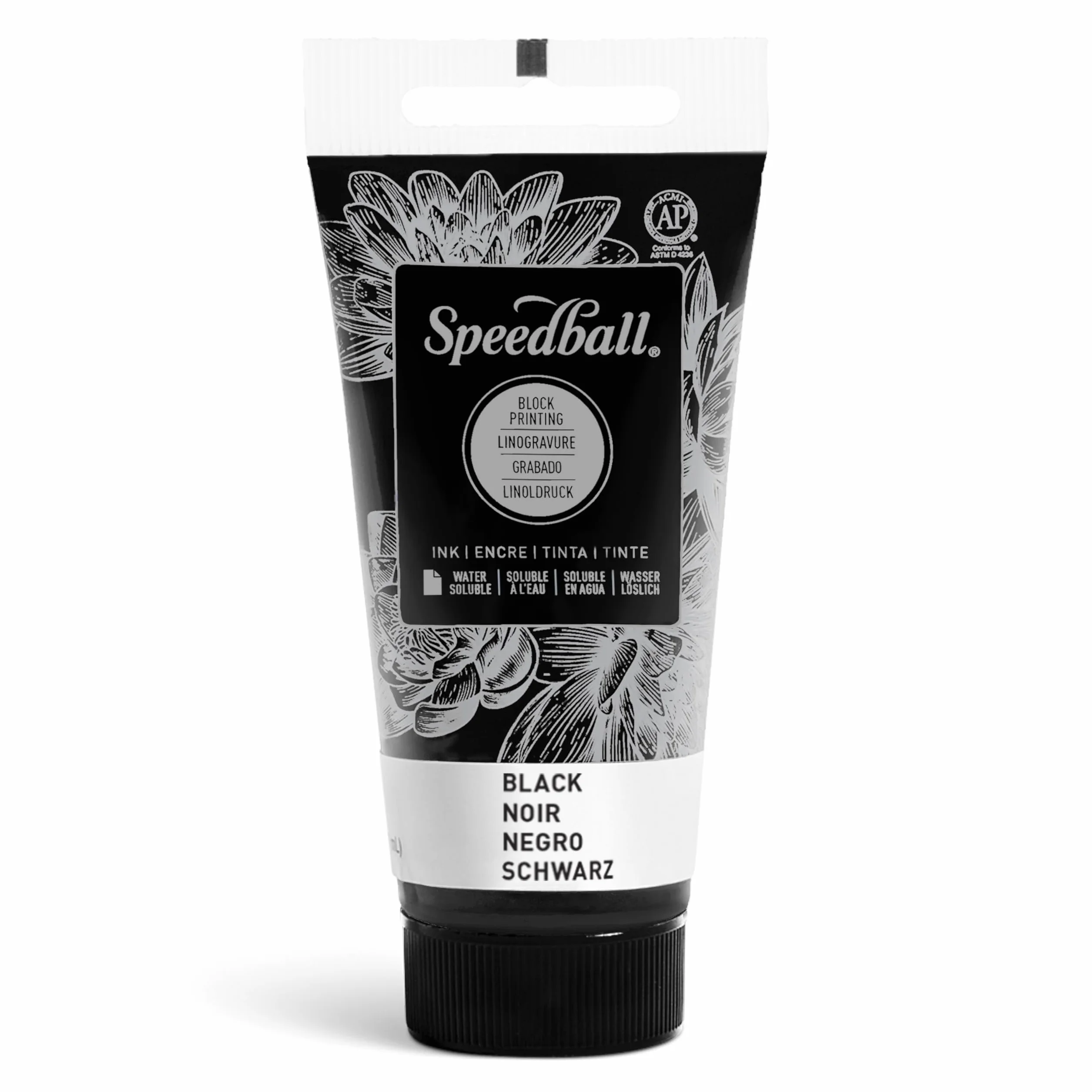 SPEEDBALL ART PRODUCTS 003400 - Inchiostro per stampa a blocchi, 37 cc, colore: Nero