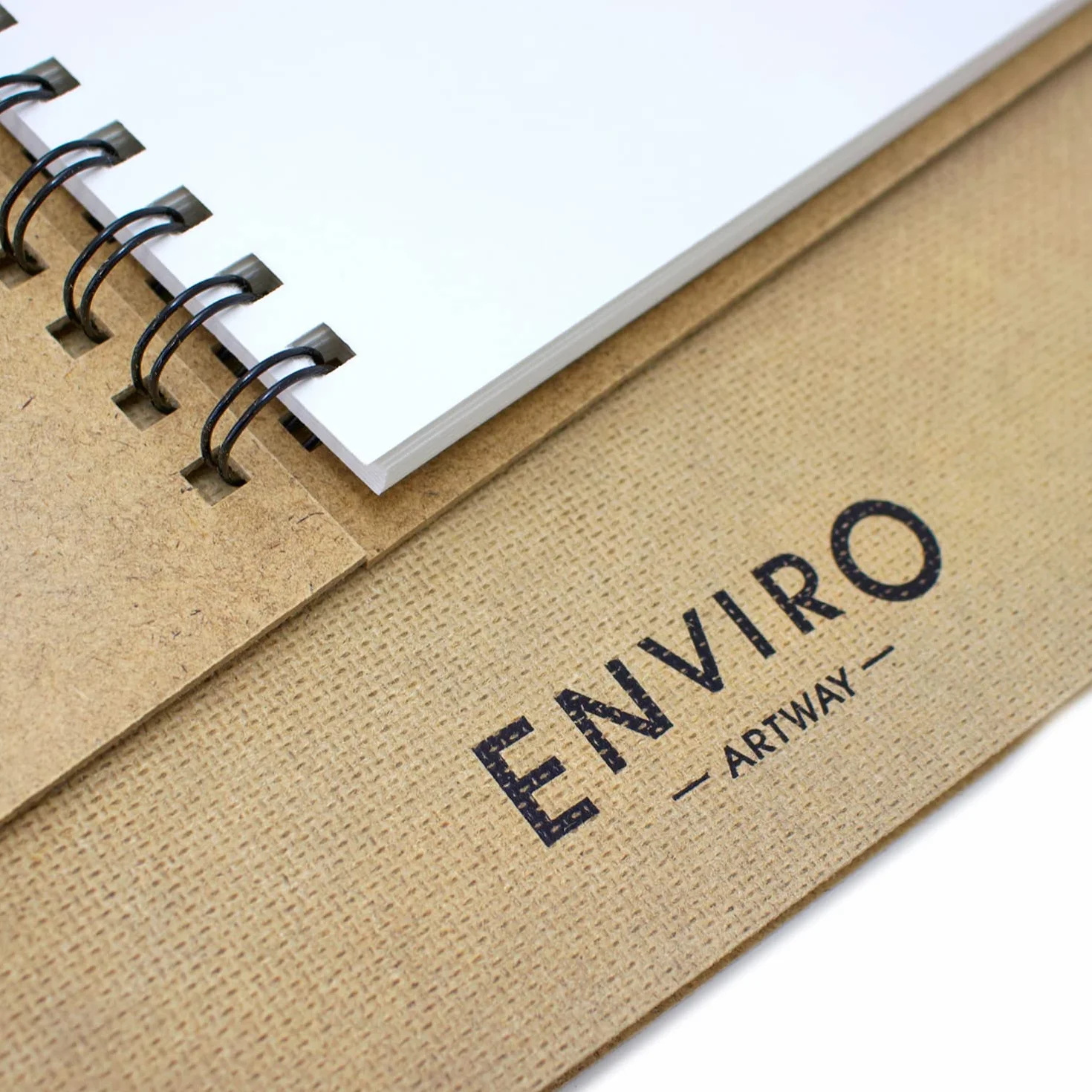 Artway Enviro - A5 Quaderno da disegno spiralato - Paesaggio - 70 facciate/35 pagine di carta riciclata da cartuccia da 170 gsm - Quaderno per schizzi 100% riciclato