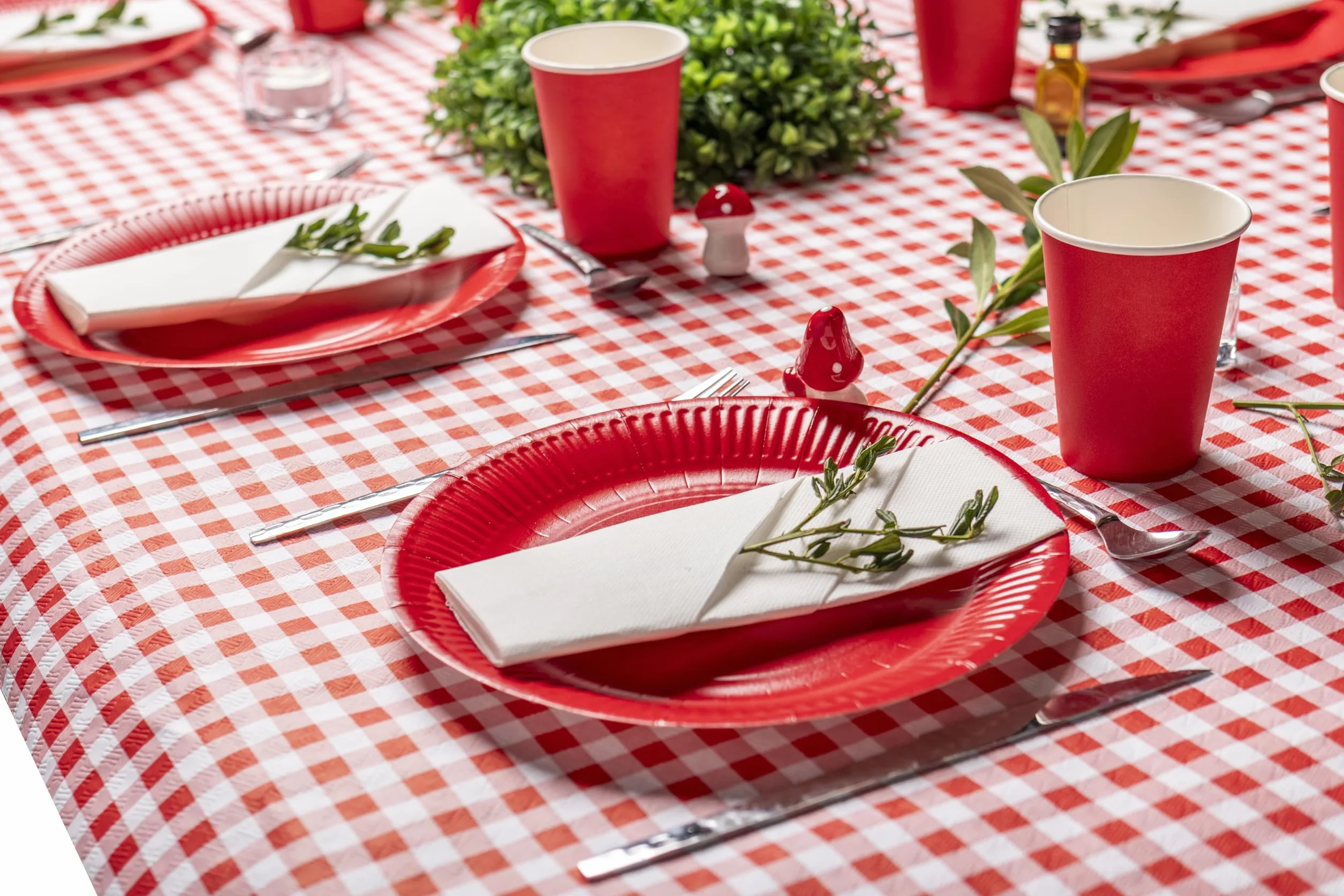 Pro Tovaglia Bicchieri 20cl Rosso Cartone 15 sztuk