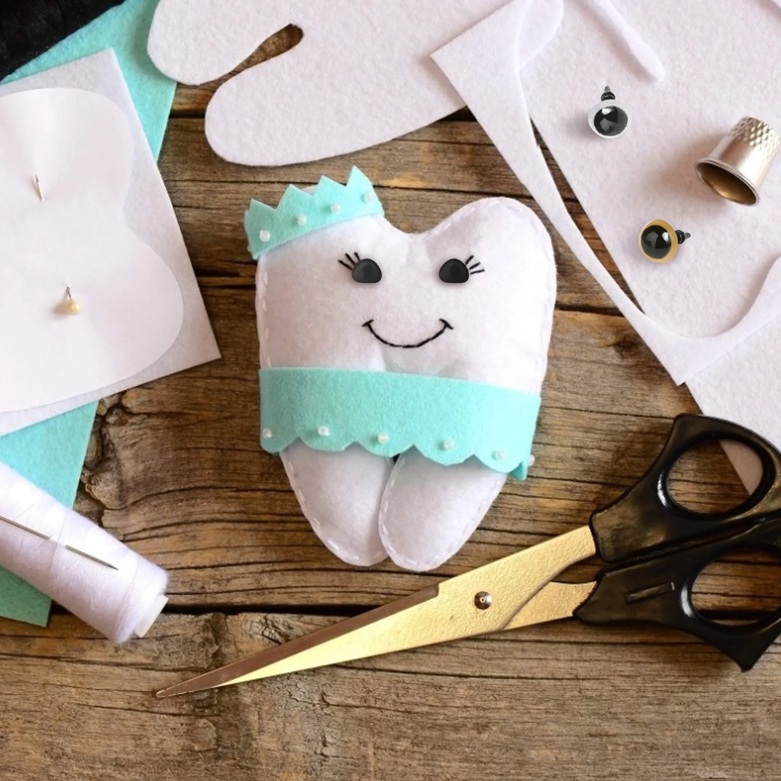 Occhi e Naso di Sicurezza per Amigurumi, Plastica Colorata, Ø 6~14 mm, 600 Pezzi con Rondelle