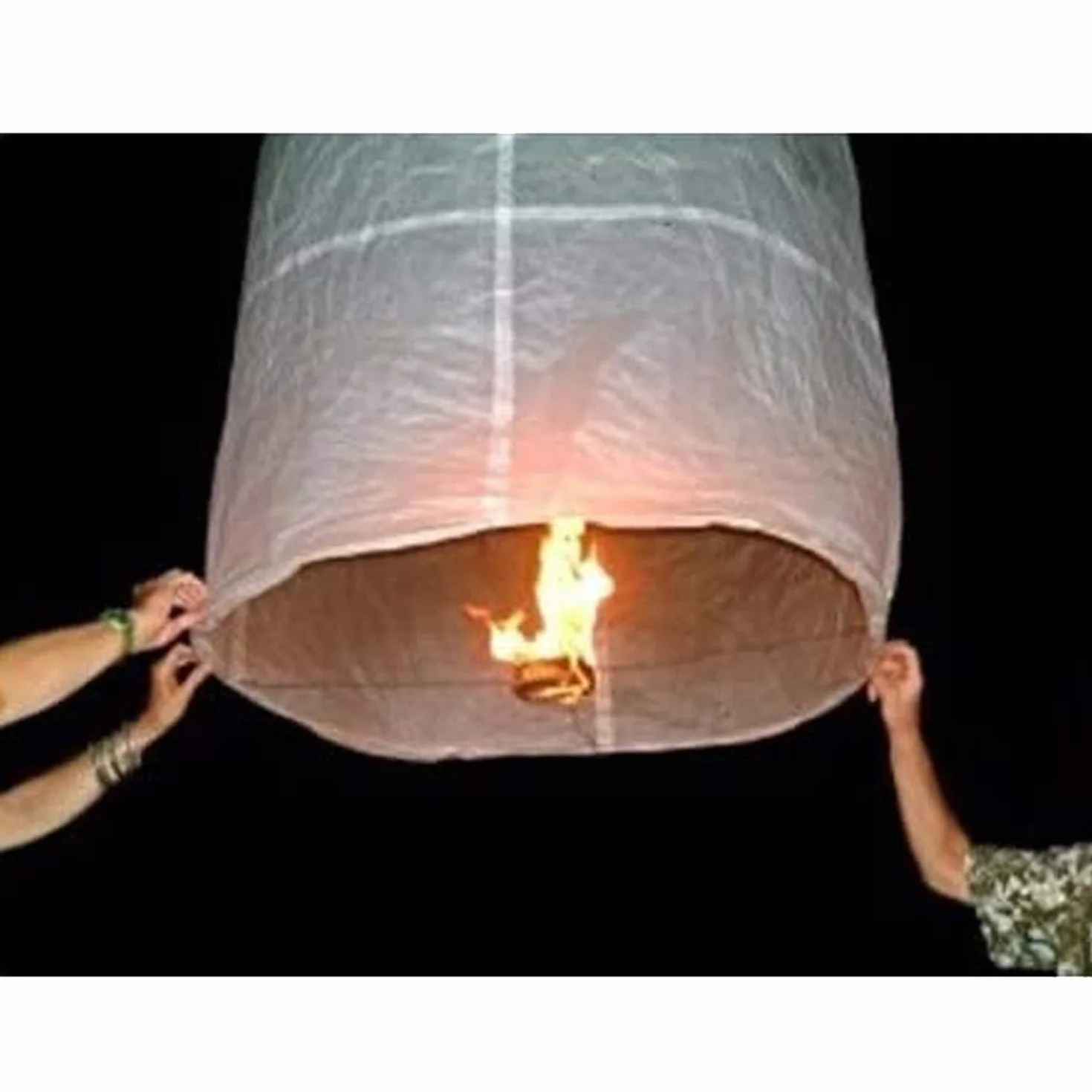 Lanterne Volanti Cinesi Sky Colore Bianco 20 Pezzi