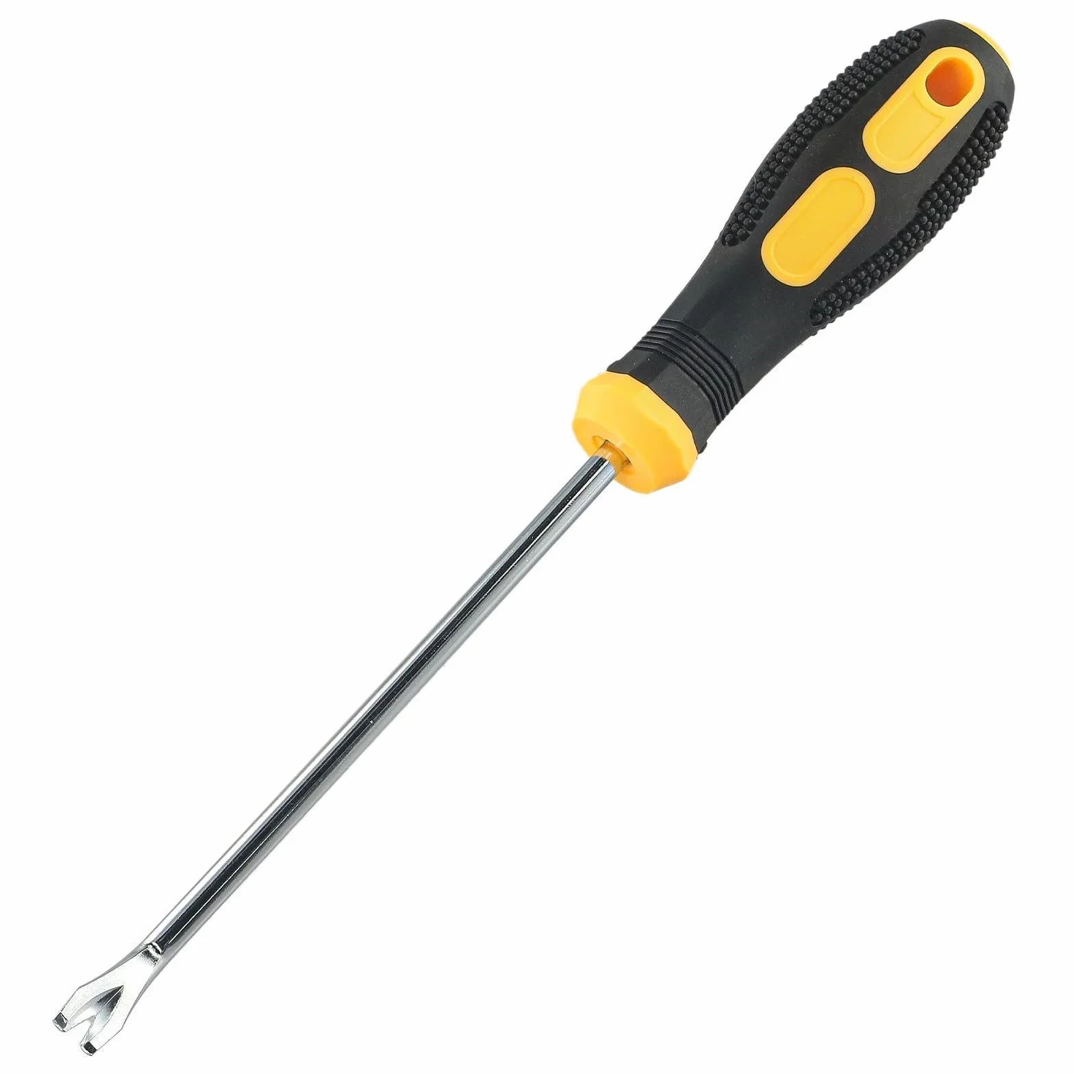 Levachiodi in acciaio al cromo vanadio con manico in gomma, cacciavite per la rimozione di cacciaviti, per casa, officina, falegnameria, lunghezza 260 mm (tipo U)