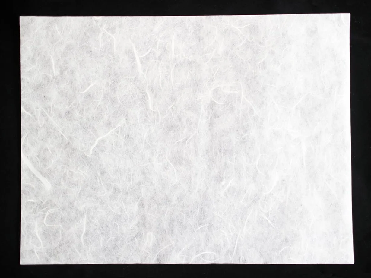 Fogli di carta di gelso bianco per origami, design artigianale, tessuti per washi, per la creazione di biglietti e decoupage su vetro (21,6 x 27,9 cm) (25 fogli)