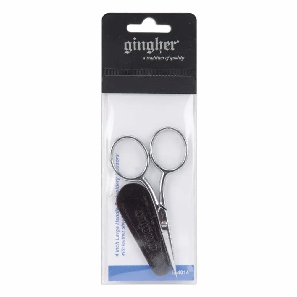 Gingher 4 pollici grande manico ricamo forbici (01-005271)
