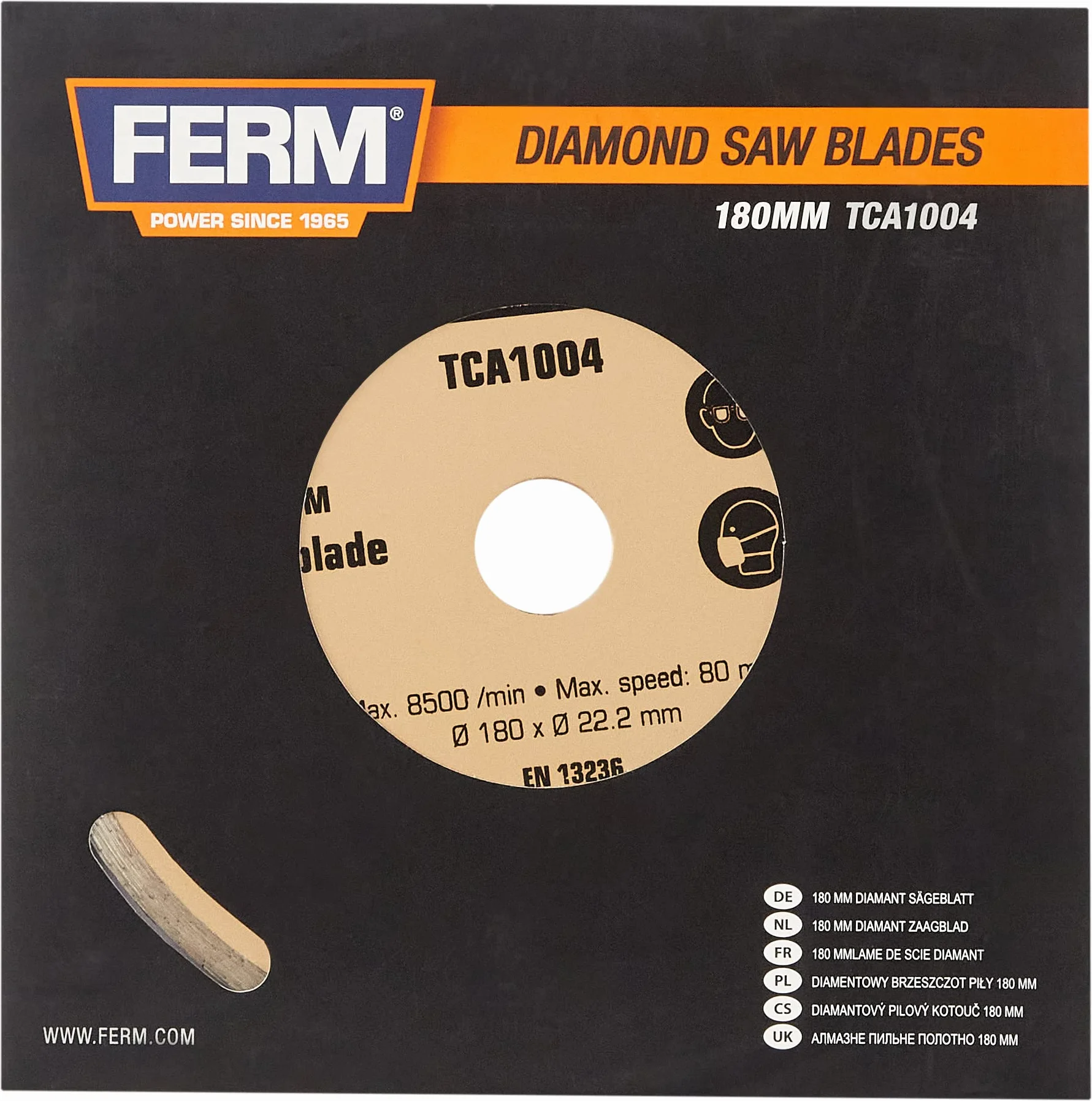 FERM Lama diamantata 180 mm - per tagliapiastrelle