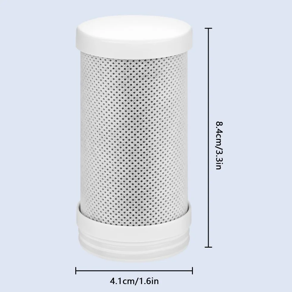 HOTUT Cartucce Filtro Acqua Ricambio per Rubinetto, Set 2 Filtri da Cucina, Carbone Attivo, Pesticidi, Metalli Pesanti