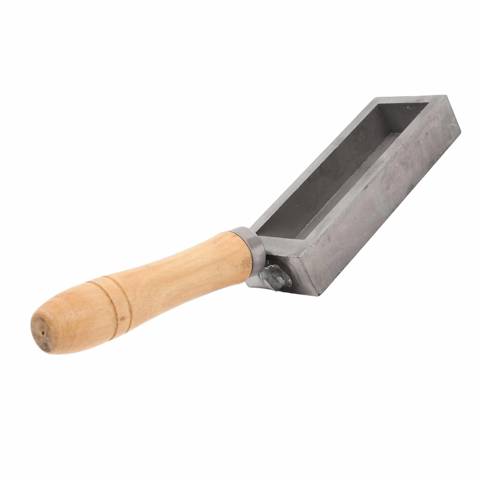 Stampo per Lingotti in Oro Grafite Argento Ghisa, Crogiolo Scanalatura Olio Portatile 4 Pollici per Lingotti di Metalli Preziosi