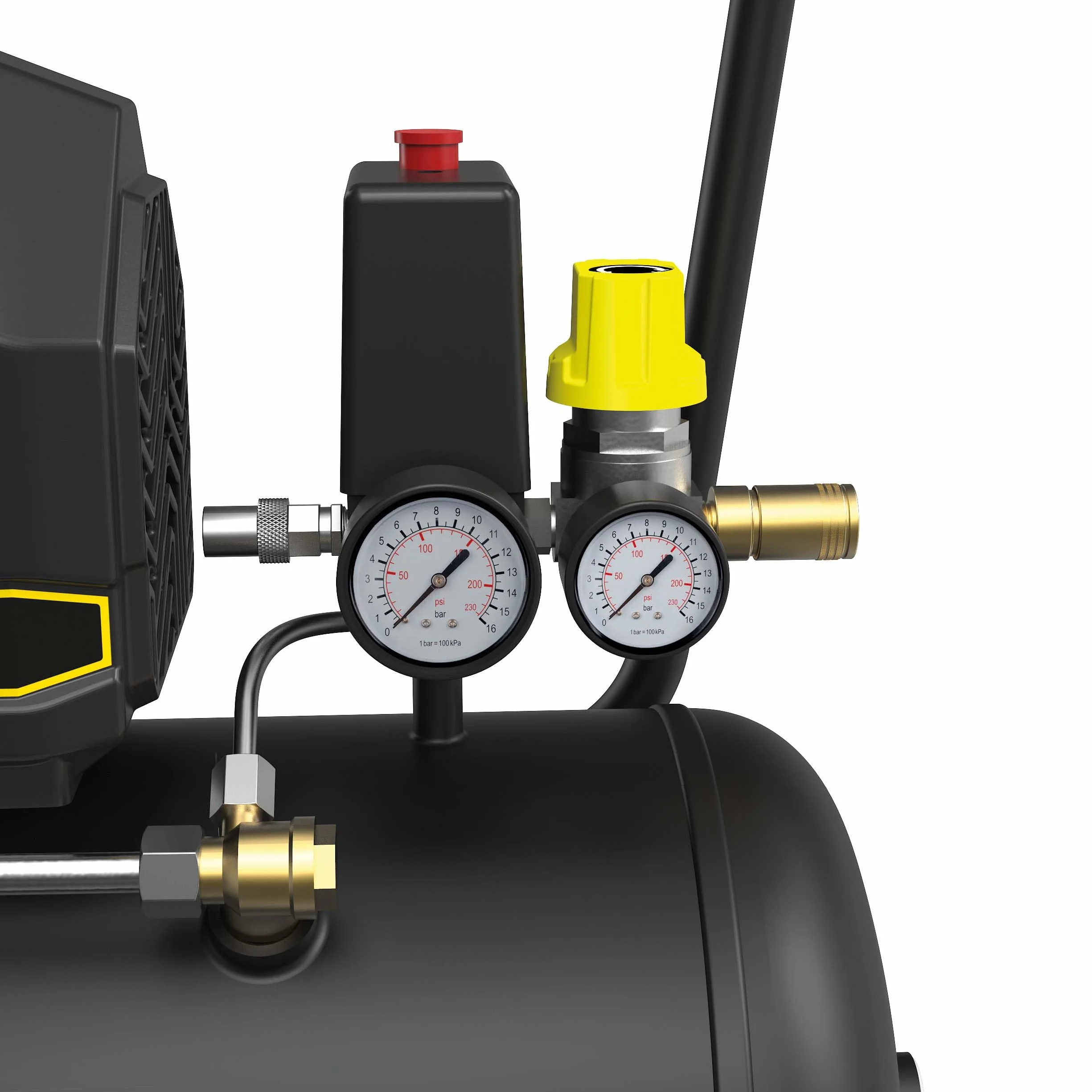 MICHELIN, Compressore d’Aria MX POP AIR 24-2 L, Serbatoio 24 Litri con ruote, Motore da 2 hp, Pressione Massima 8 bar, Portata d’Aria 195 l/min