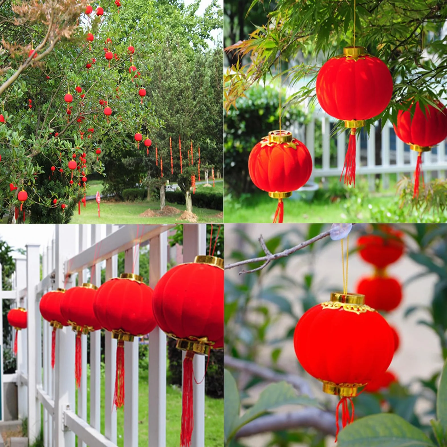 20 PCS Lanterna Rossa Cinese Piccola, Mini Festival di Primavera Lanterna Fortunata, Adatto per Festival di Primavera, Feste, Matrimoni e Decorazioni per la Casa