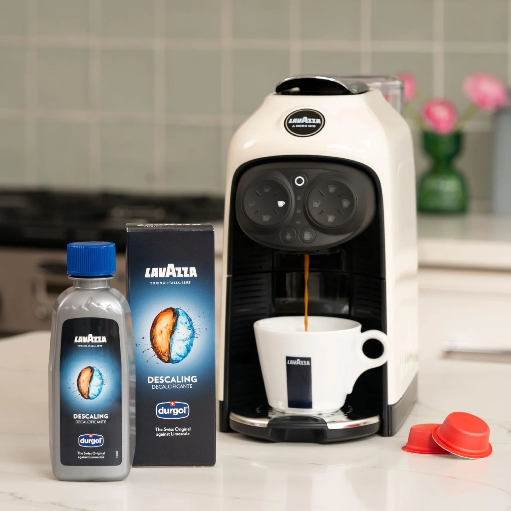 Lavazza A Modo Mio Liquido Decalcificante Per Macchine Caffè, 250 ml, Nero