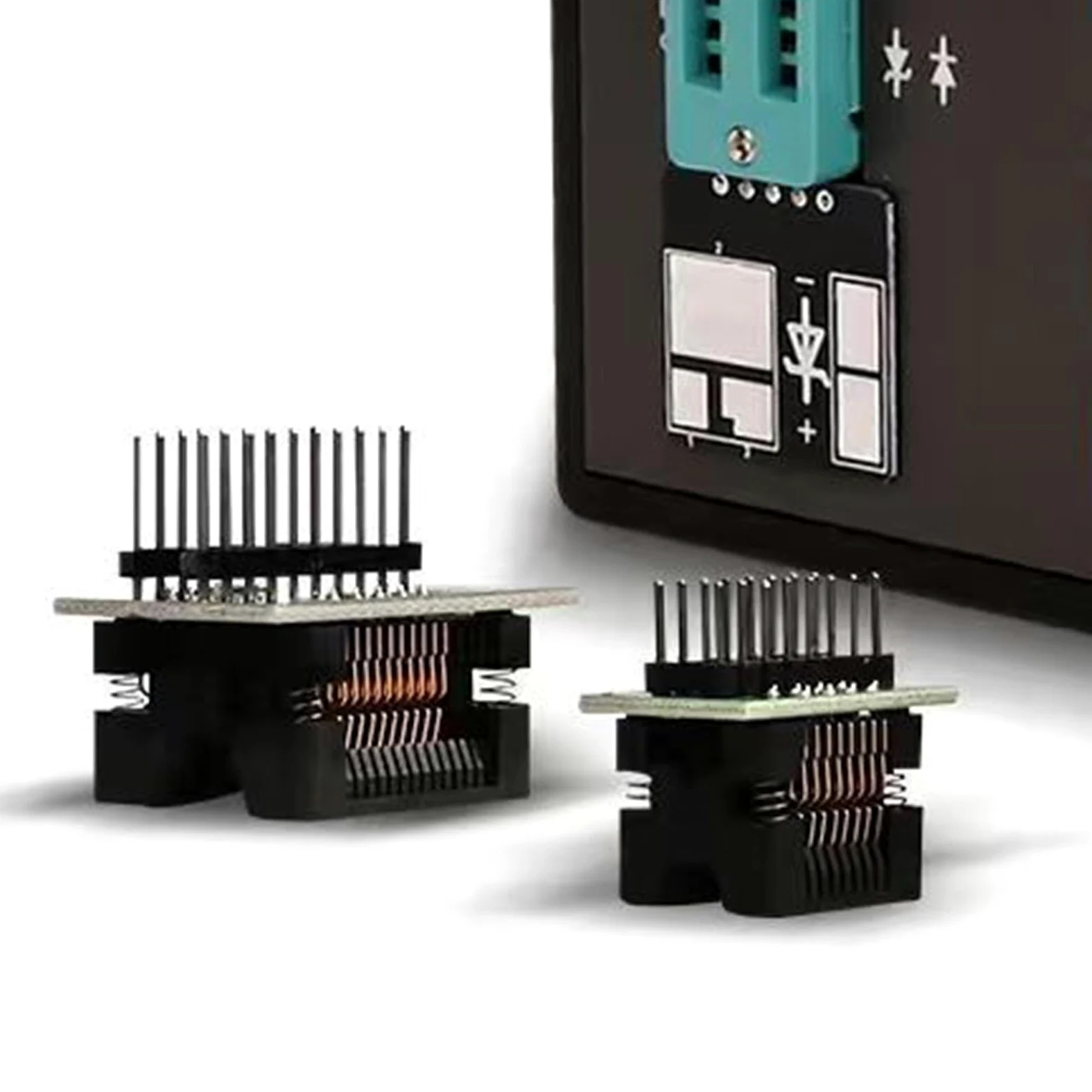 Tester per Circuiti Integrati Misuratore di Transistor IC Multifunzionale per Ingegneri Microelettronici ABS 2 unità