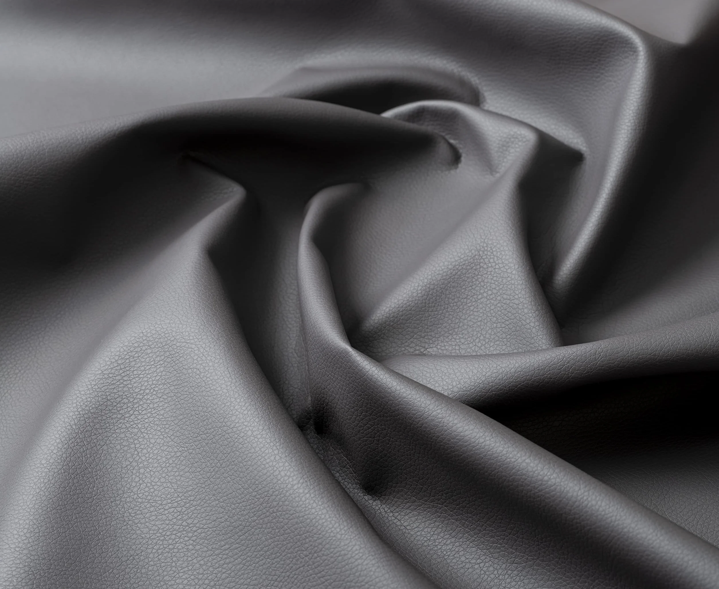 IPEA Tessuto Ecopelle Finta Pelle Rivestimento Arredamento 140 x 50 cm Pelle Sintetica Morbida Grigio Scuro
