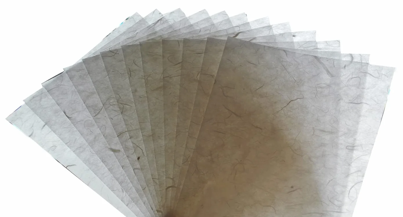 Fogli di carta di gelso bianco per origami, design artigianale, tessuti per washi, per la creazione di biglietti e decoupage su vetro (21,6 x 27,9 cm) (25 fogli)