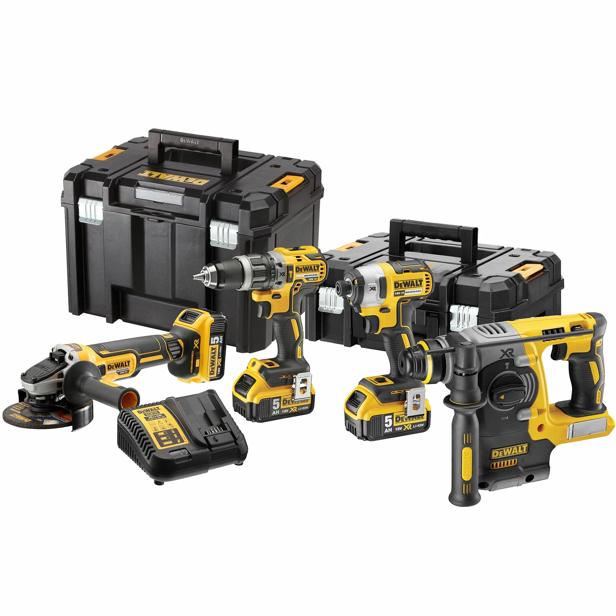 DEWALT XR 18V kit di 4 utensili, DCK422P3T-QW
