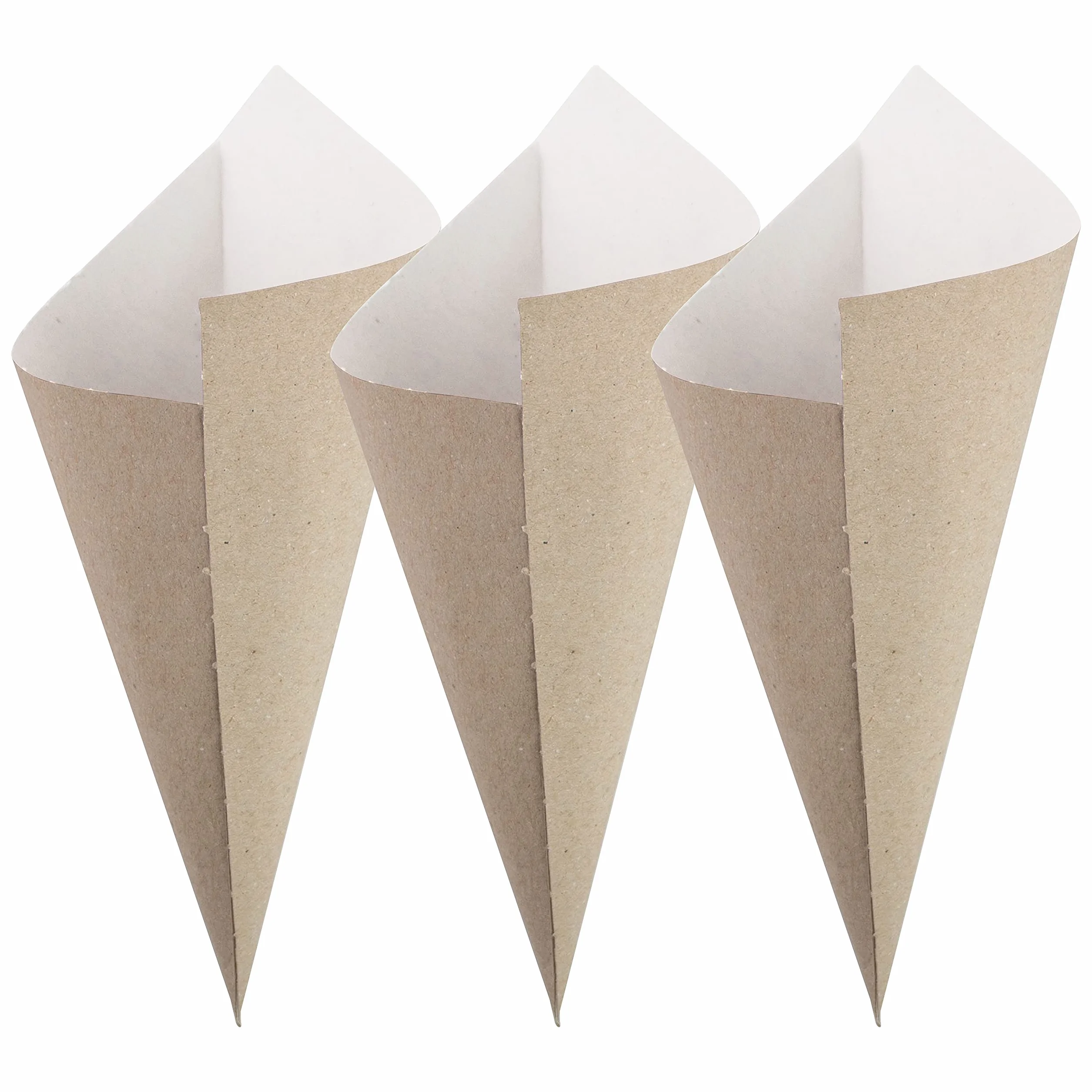 Extiff Confezione 100 cornette cartone riciclato 17x24 cm