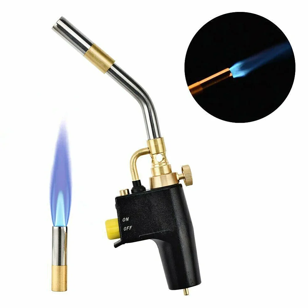 MAPP - Torcia a propano Weytoll per saldatura idraulica, portatile, ad alta temperatura, per saldatura, idraulica, brasatura professionale (senza gas)