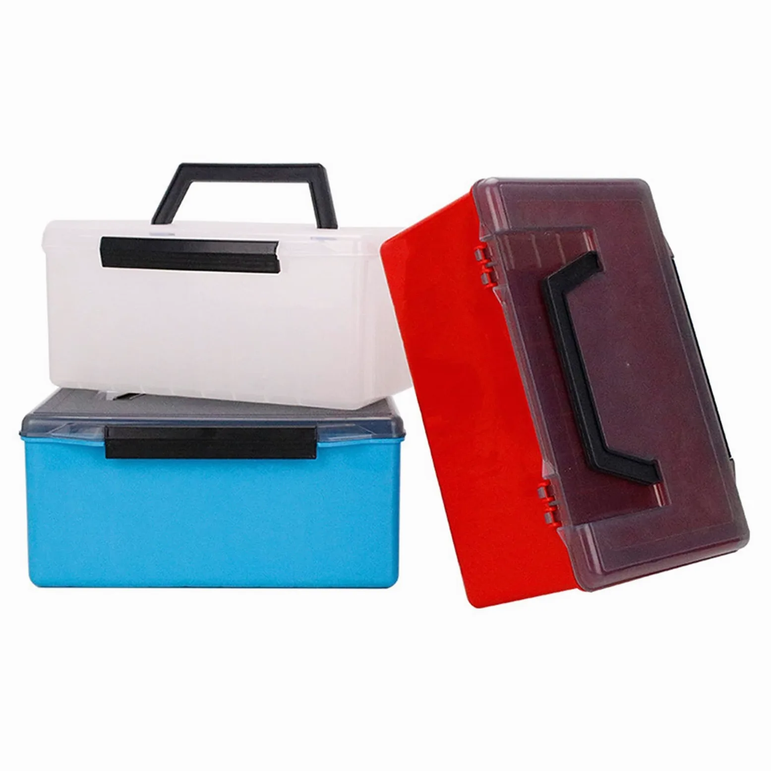 Scatola Portaoggetti per Ami da Pesca alla Carpa Accessori for Esca Box Grande capacità Portatile Box Portable Tool Box Esterno Box Box Organizer Accessori da Pesca Contenitore per Esche