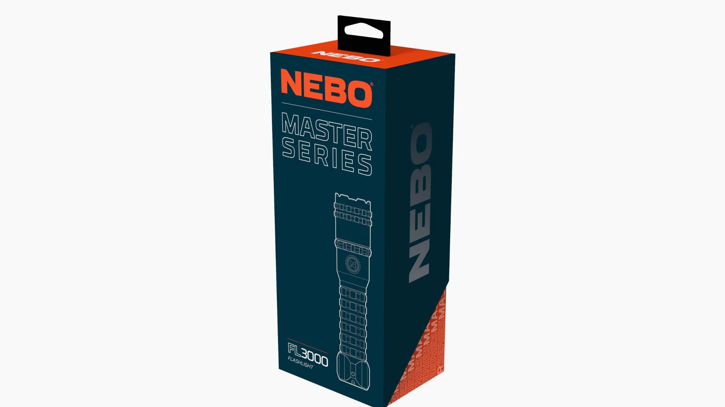 NEBO Master Series FL3000 - Torcia con 5 modalità di illuminazione, ricaricabile e impermeabile, accessori per campeggio ed escursionismo