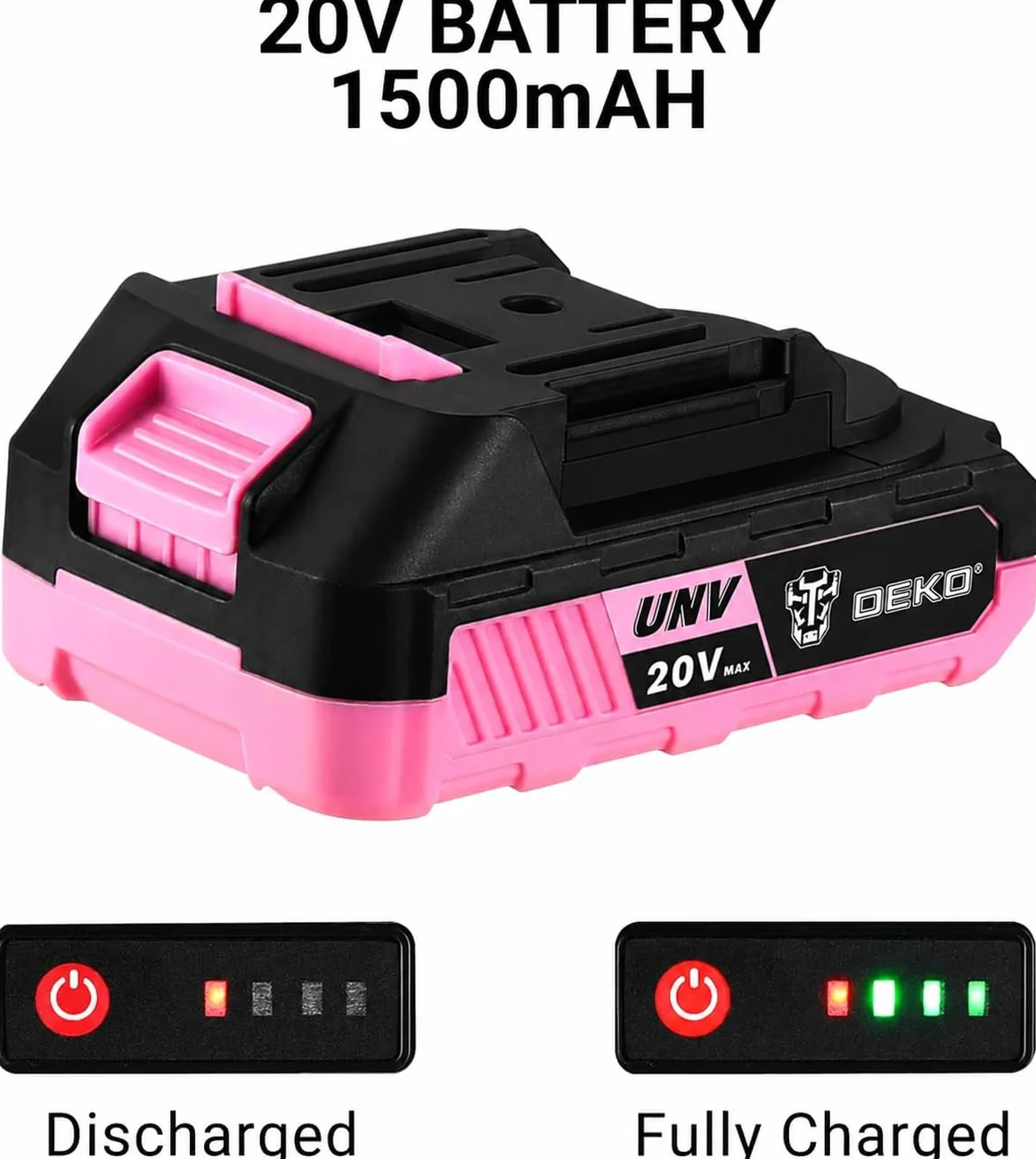 Kit Trapano a Batteria: DEKOPRO 20V 30 Pezzi Avvitatore a Batteria 40N.m - Con Batterie e Caricabatterie Trapano Avvitatore Per Progetti Domestici, Fai da te