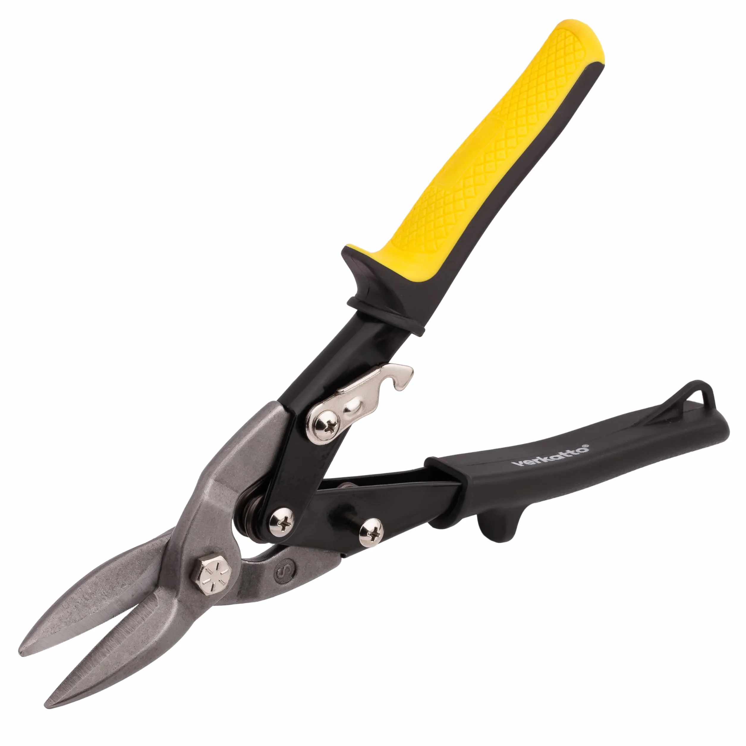 MIVOS Cesoie per Lamiera - Taglio diritto - 26 Cm - Cesoie Continue in Acciaio Al Cromo Vanadio - per Il Taglio di Lamiera, Alluminio, Cuoio, Rete Metallica, Plastica e Rame