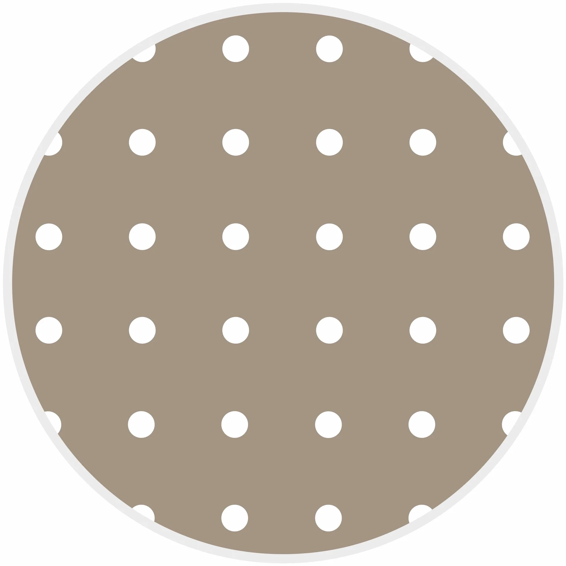Rivoli Custodia Porta Coperte con Cerniera Antipolvere Polipropilene 46x46x20.5 cm Marrone/Bianco