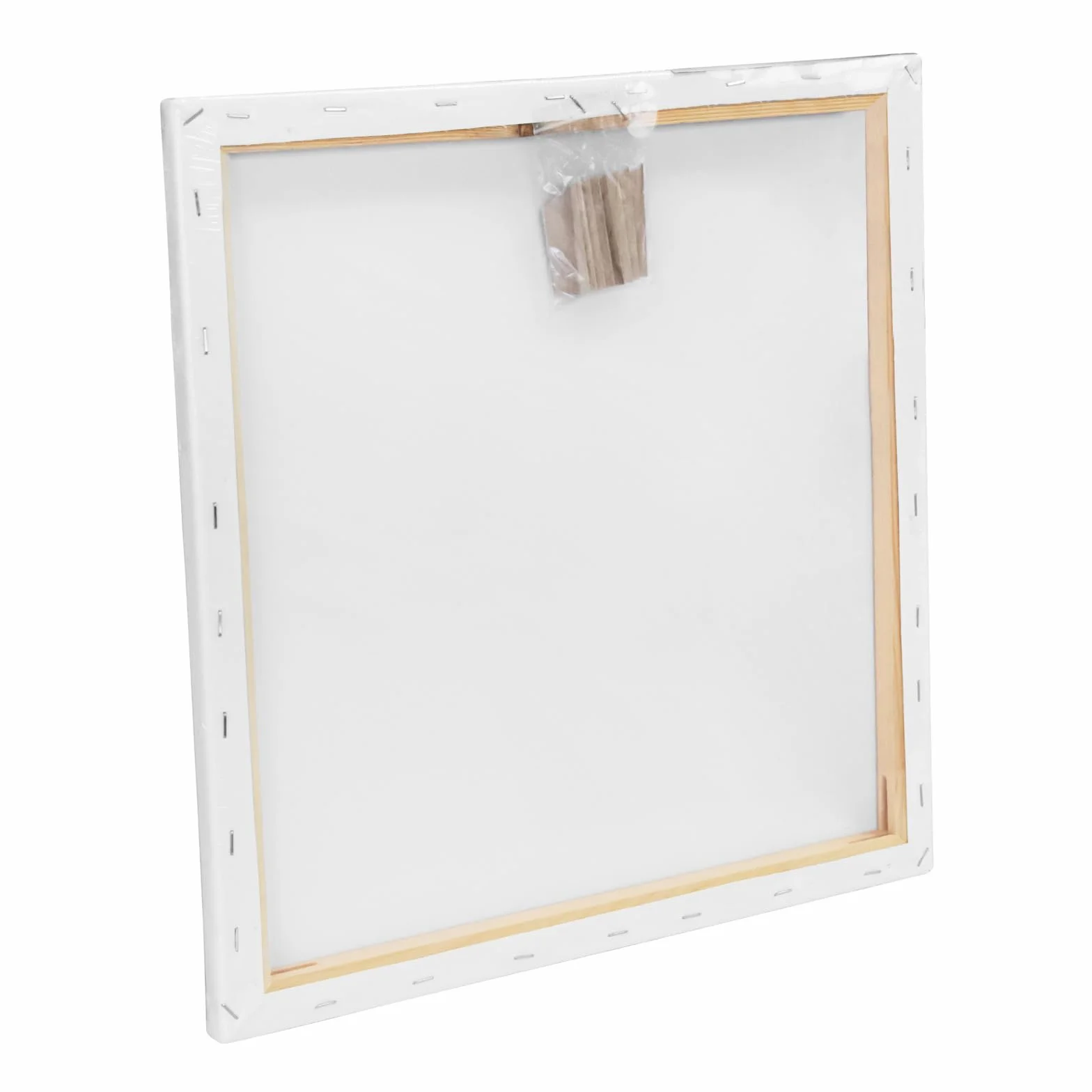 Idena 60031 - Telaio per barella con tela in 100% cotone, grammatura 380 g/m², per colori ad olio e acrilici, circa 30 x 30 cm grande, bianco