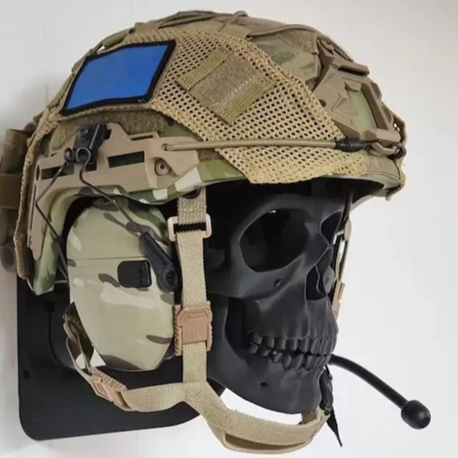 Supporto per casco a forma di teschio, supporto da parete per casco da moto, espositore creativo per casco da moto, decorazione domestica, accessori per moto