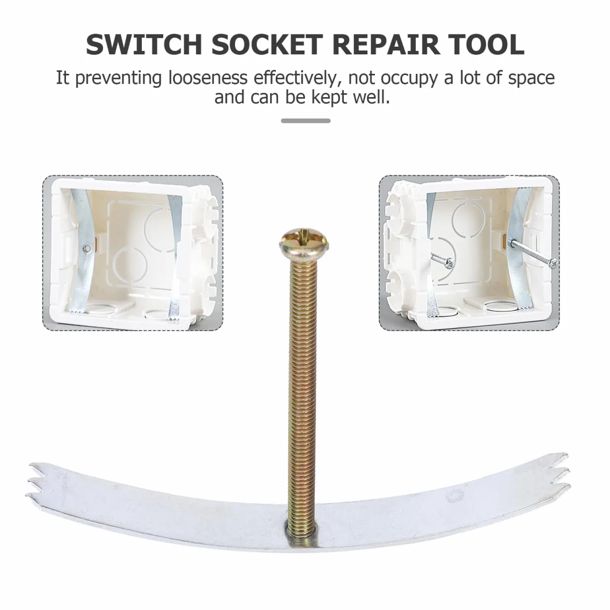 Artibetter Kit Riparazione Scatola Tipo 86 Fissaggio Viti Zincate 20 Pezzi