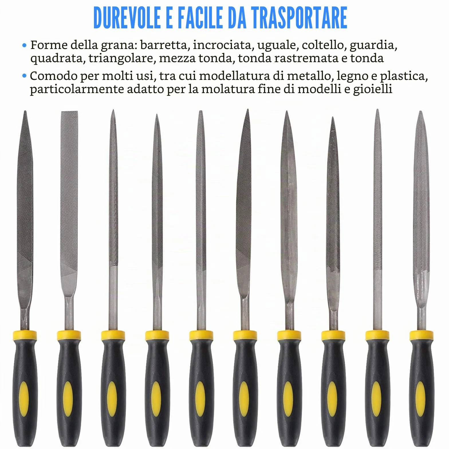 Glarks Set di 12 strumenti per mosaico, pinze per mosaico in vetro con ruote resistenti e pinze tagliapiastrelle con 10 lime ad ago ad alta resistenza per taglio e rettifica di vetro e ceramica