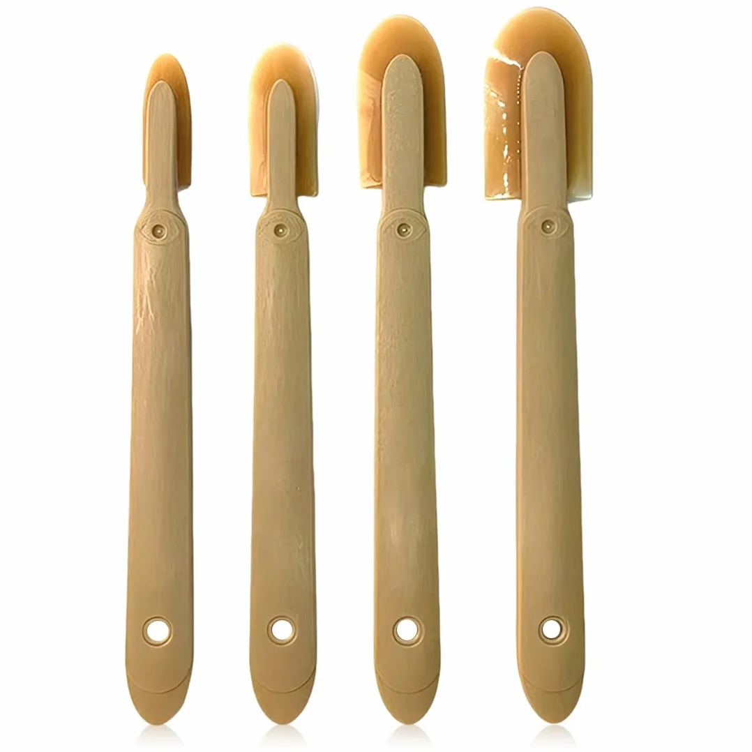 Rimuovi Silicone, Professionale Strumento Per Calafataggio, Spatola Per Silicone Togli,4 Misure, Design Extra-Large, Per Uso Interno Ed Esterno Su Pareti E Giunti In Mattoni, Facile Da Usare