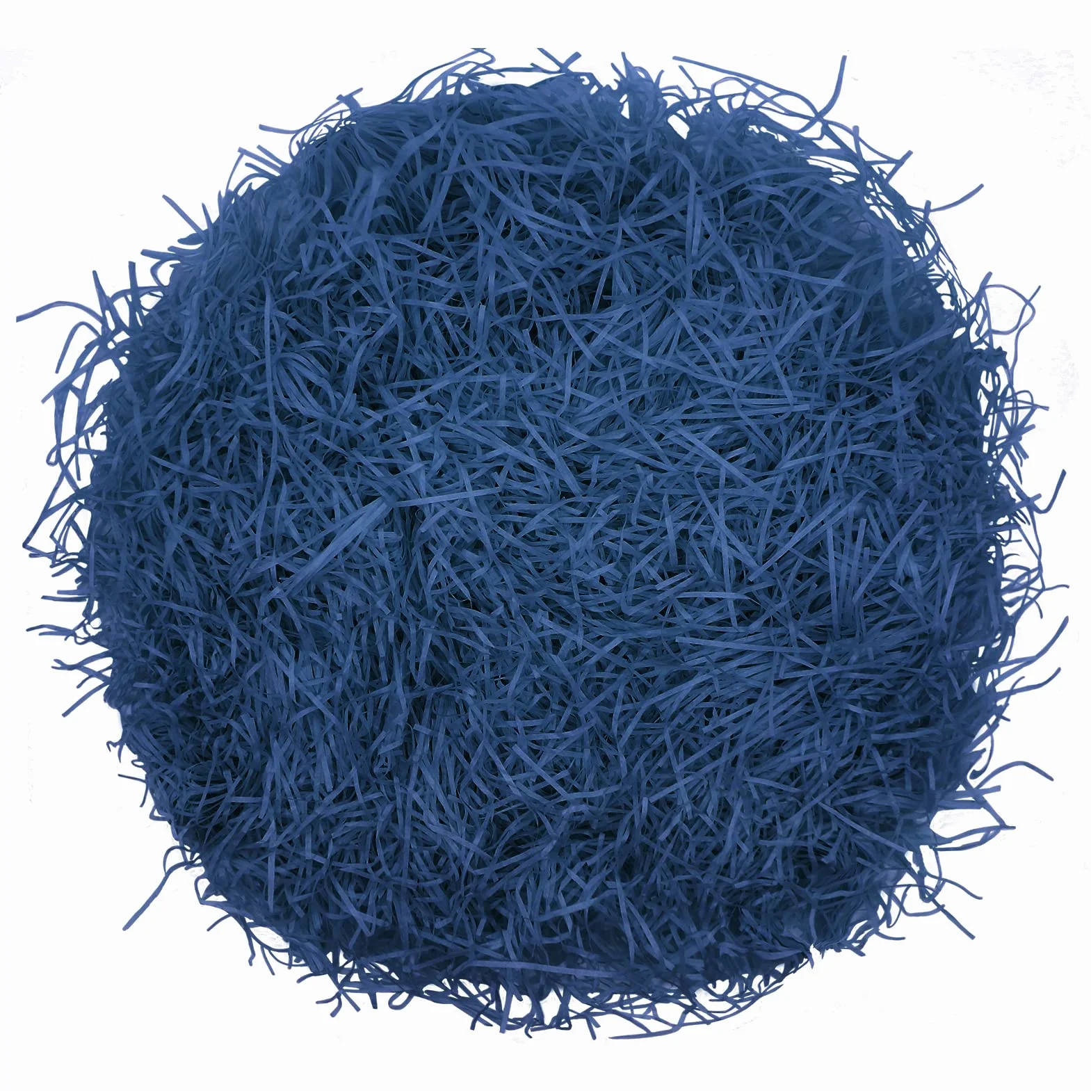 Paglia per Cesti Decorativa - 500g Raffia per Riempimento Regali, Filler per Cestini, Scatole e Decorazioni - Materiale per Party, Matrimoni, Natale (Blu scuro)