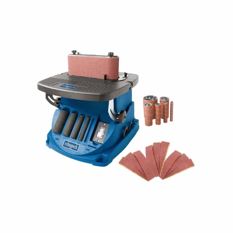 Pack SCHEPPACH Levigatrice oscillante - 450W - OSM600-9 nastri abrasivi - grana 100 x 600 mm