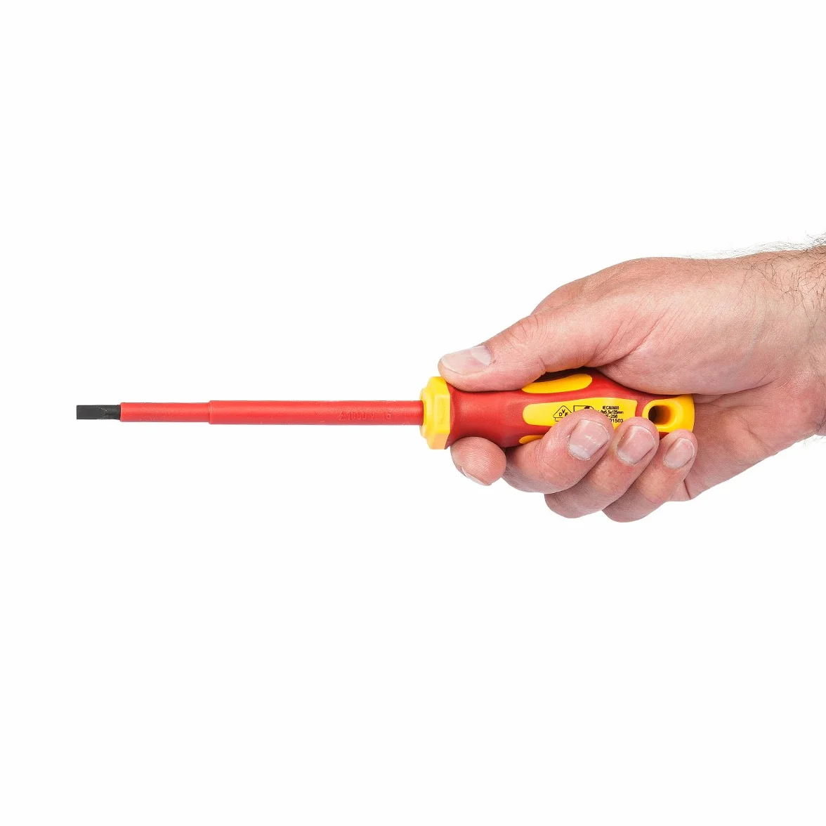 Set cacciaviti da 7 pezzi certificati VDE con voltmetro | WIESEMANN 80218 | punte a taglio e PH