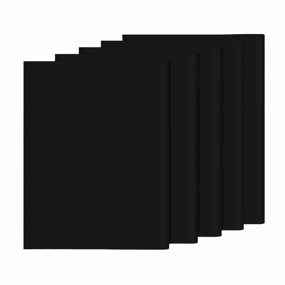 LZRinue 100 fogli di carta velina nera, 70 x 50 cm, per confezioni regalo, artigianato, fai da te, compleanno, matrimonio, baby shower