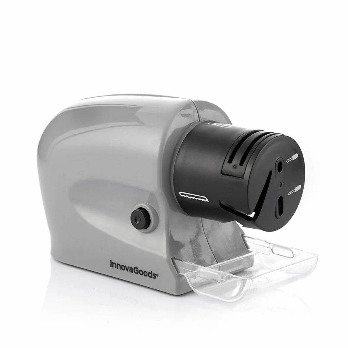 InnovaGoods® Affilatore elettrico multiuso 6 in 1 ESharp, affila le tue lame e strumenti in modo rapido e semplice, con 6 testine intercambiabili, ideale per la casa e il laboratorio.