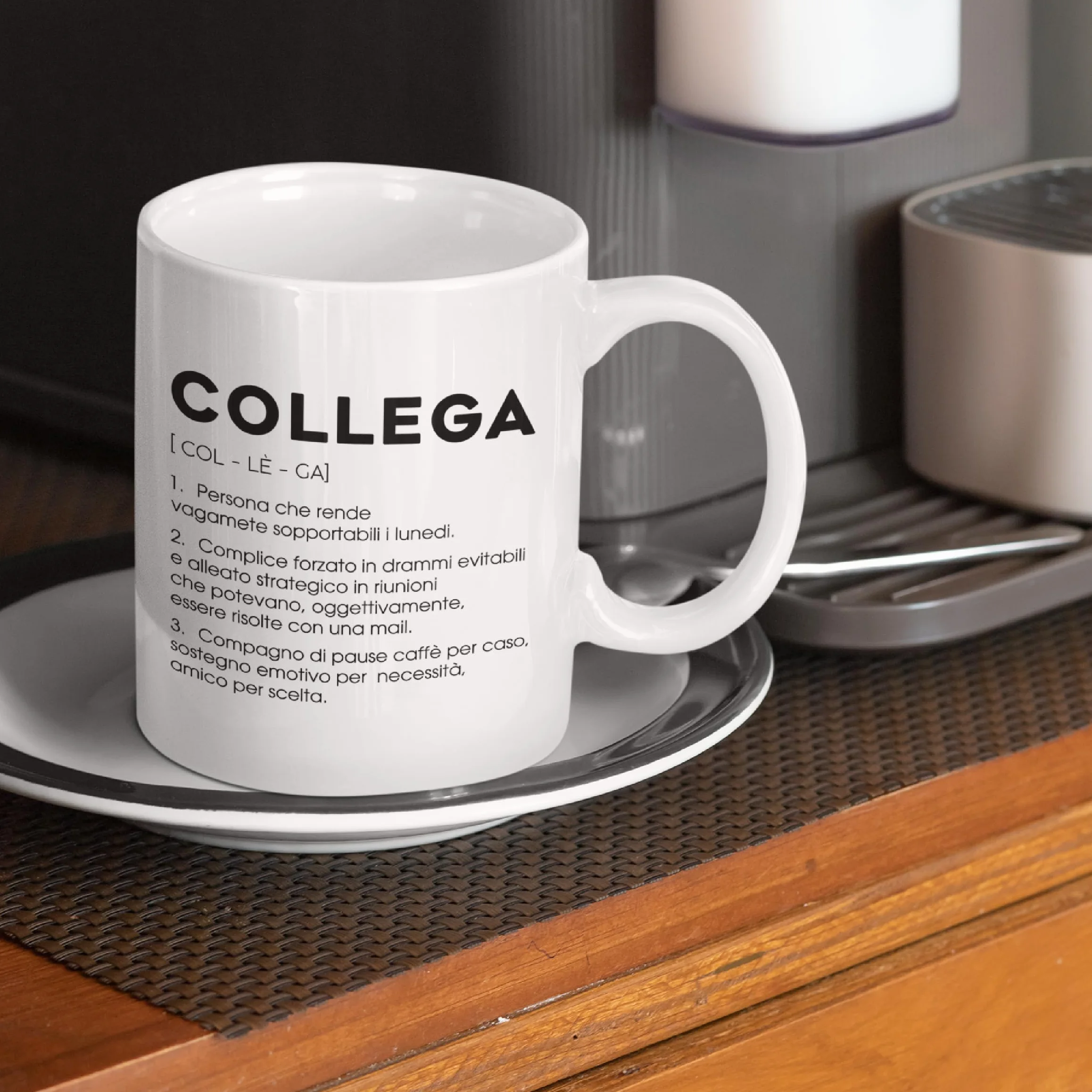 Gesar Tazza Mug Divertente Regalo Collega Uomo Donna Coffee Cup con Frasi Simpatiche