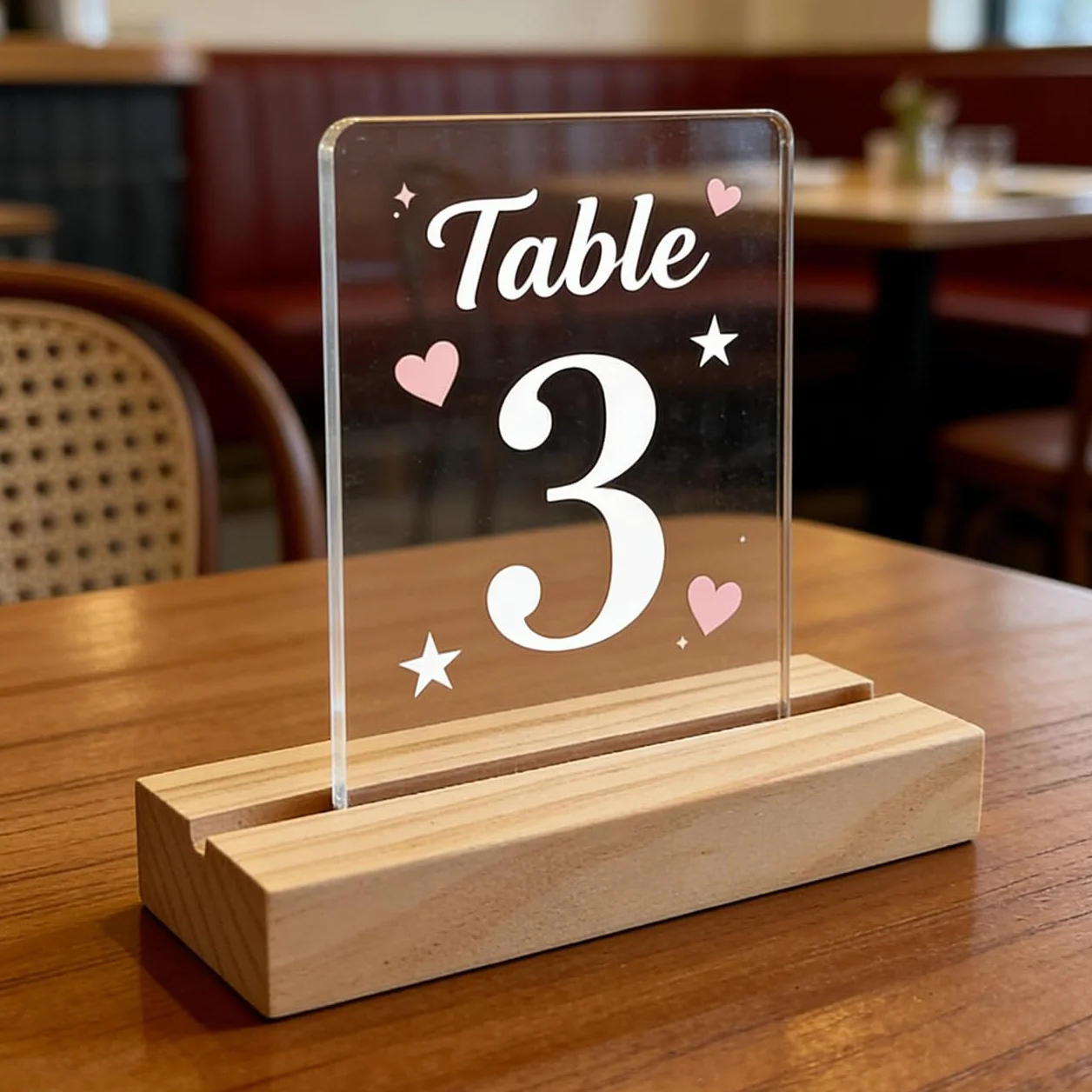confezione da 10 segnaposto in legno di pino naturale, supporti espositivi multiuso in legno per numeri da tavolo, foto, cartelli in acrilico, decorazioni per compleanno e casa, 10,49×3×1,5 cm