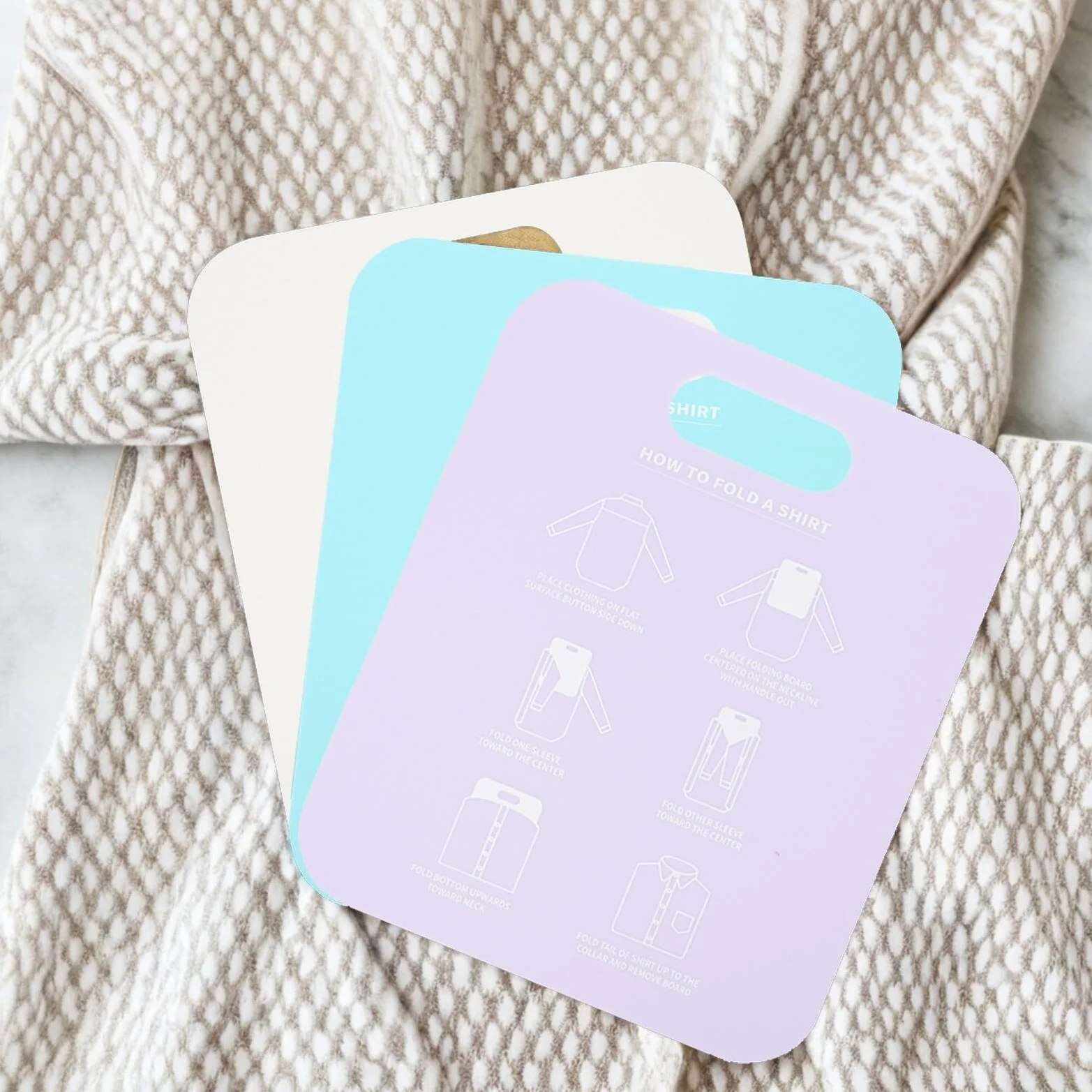 3 Pz Appendiabiti cartella pieghevole per t-shirt adulto cartoncino per camicia vestiti cartella delle magliette tavola pieghevole per maglietta domestico capi di abbigliamento
