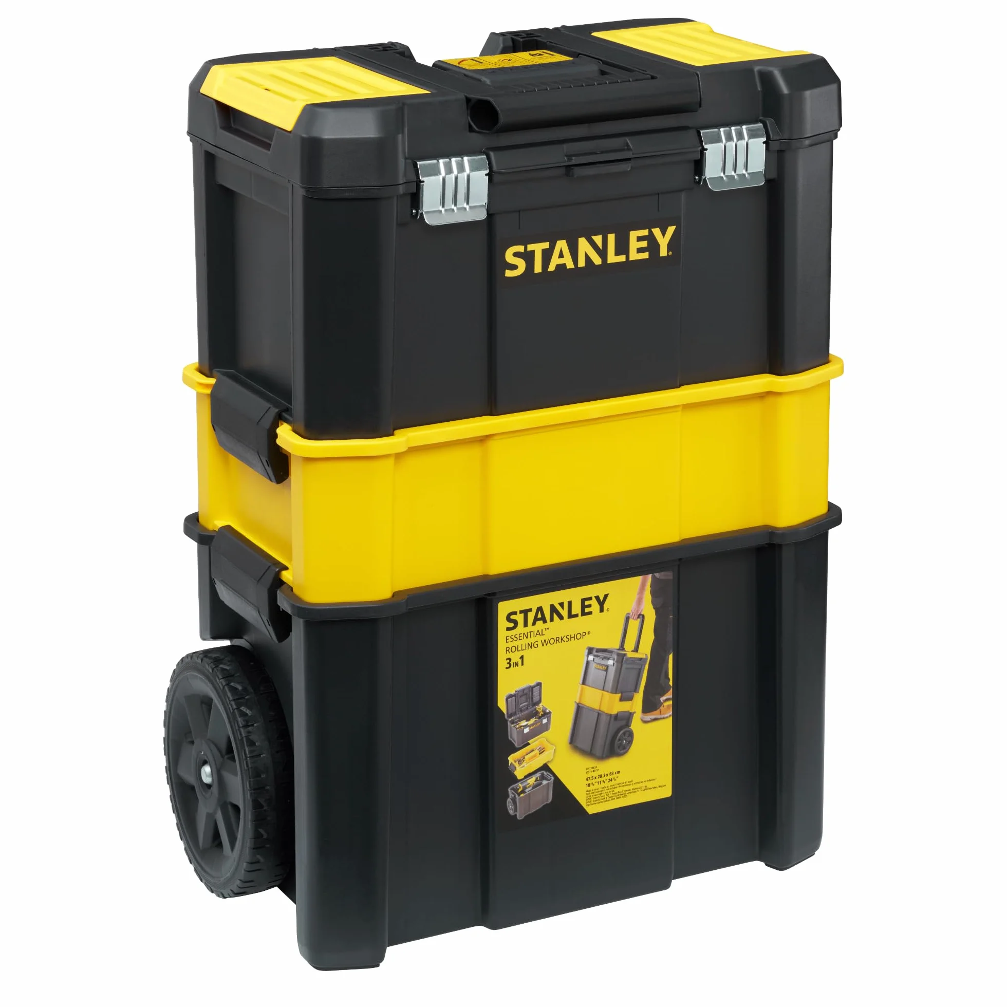 STANLEY Essential Rolling Workshop Toolbox 3-in-1 STST1-80151