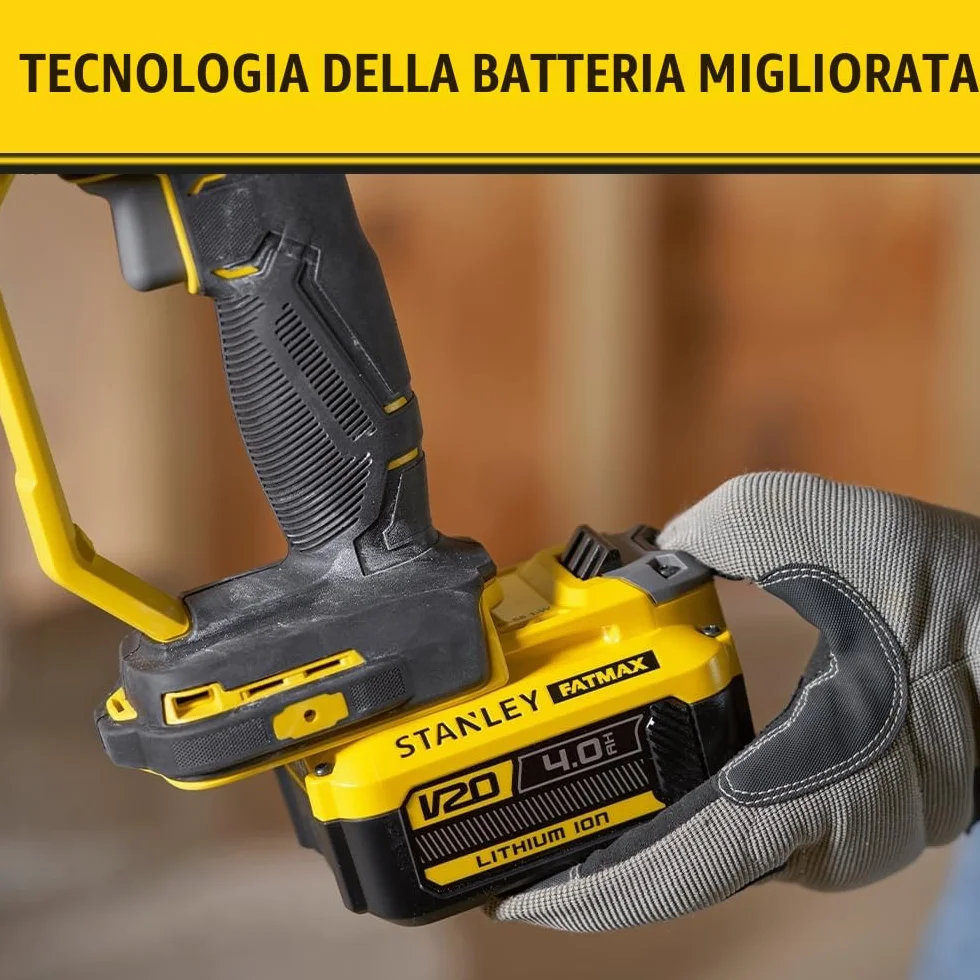 STANLEY FATMAX, SMERIGLIATRICE ANGOLARE V20. SFMCG400B-XJ
