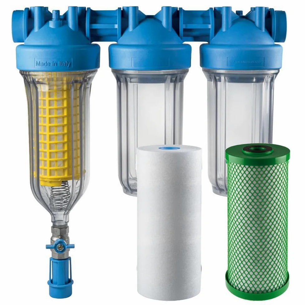 HYDRA BIG TRIO Scalemaster - Filtro dell'acqua anticalcare da 1" ScaleArmor