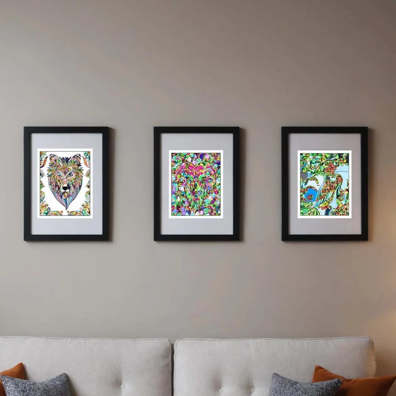 Zylota Set di libri da colorare per adulti con 36 pennarelli colorati, libri da colorare rilegati a spirale con mandala fiori animali per donne adulte rilassamento e sollievo dall'ansia