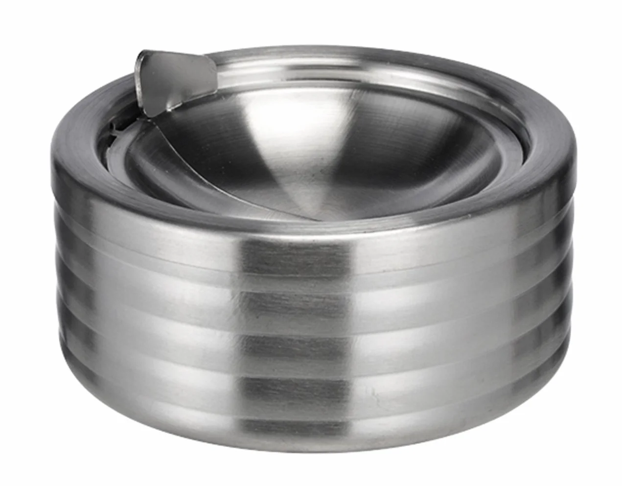 Posacenere antivento in acciaio inox richiudibile