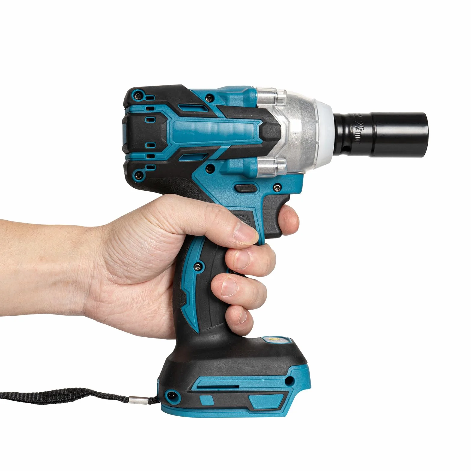 Avvitatore a percussione a batteria da 320 Nm, avvitatore a percussione elettrico da 1/2", motore senza spazzole con 6 bussole, alta coppia per pneumatici da auto