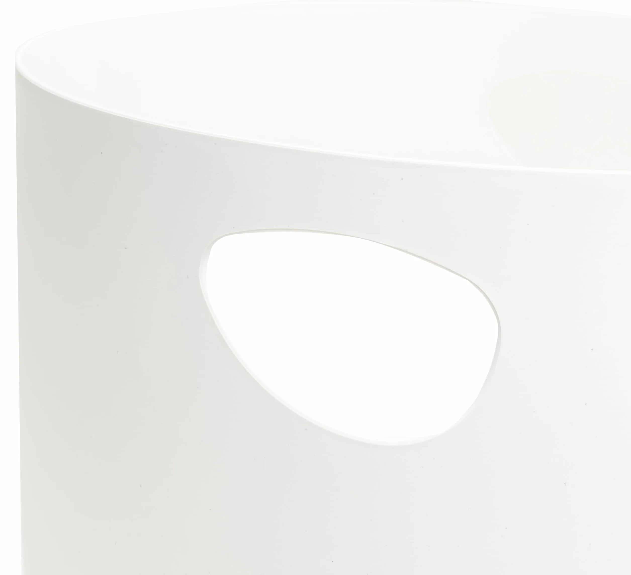 Exacompta ECOBIN 45313D - Cestino per la spazzatura con manici, 15 litri, elegante e robusto, colore: Bianco