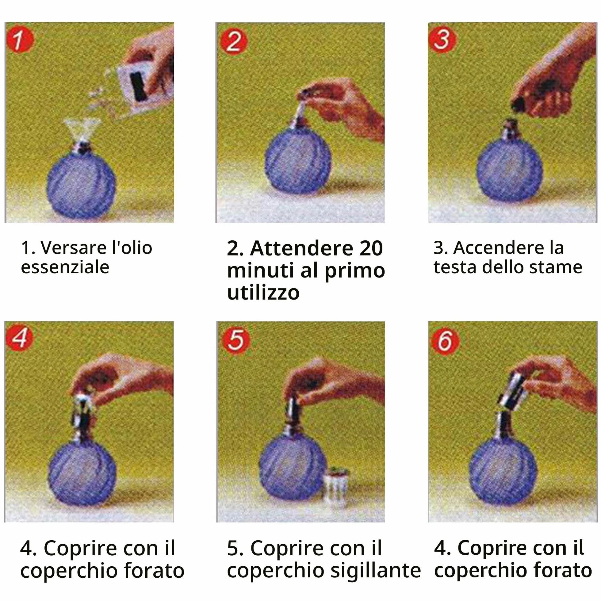 2 Stoppino per Lampe, Stoppino Lampada Catalitica, per Lampe Stoppino Bruciatore, per Lampe Ricarica, per Tutte le Lampade Catalitiche, Diffusore Aromaterapia